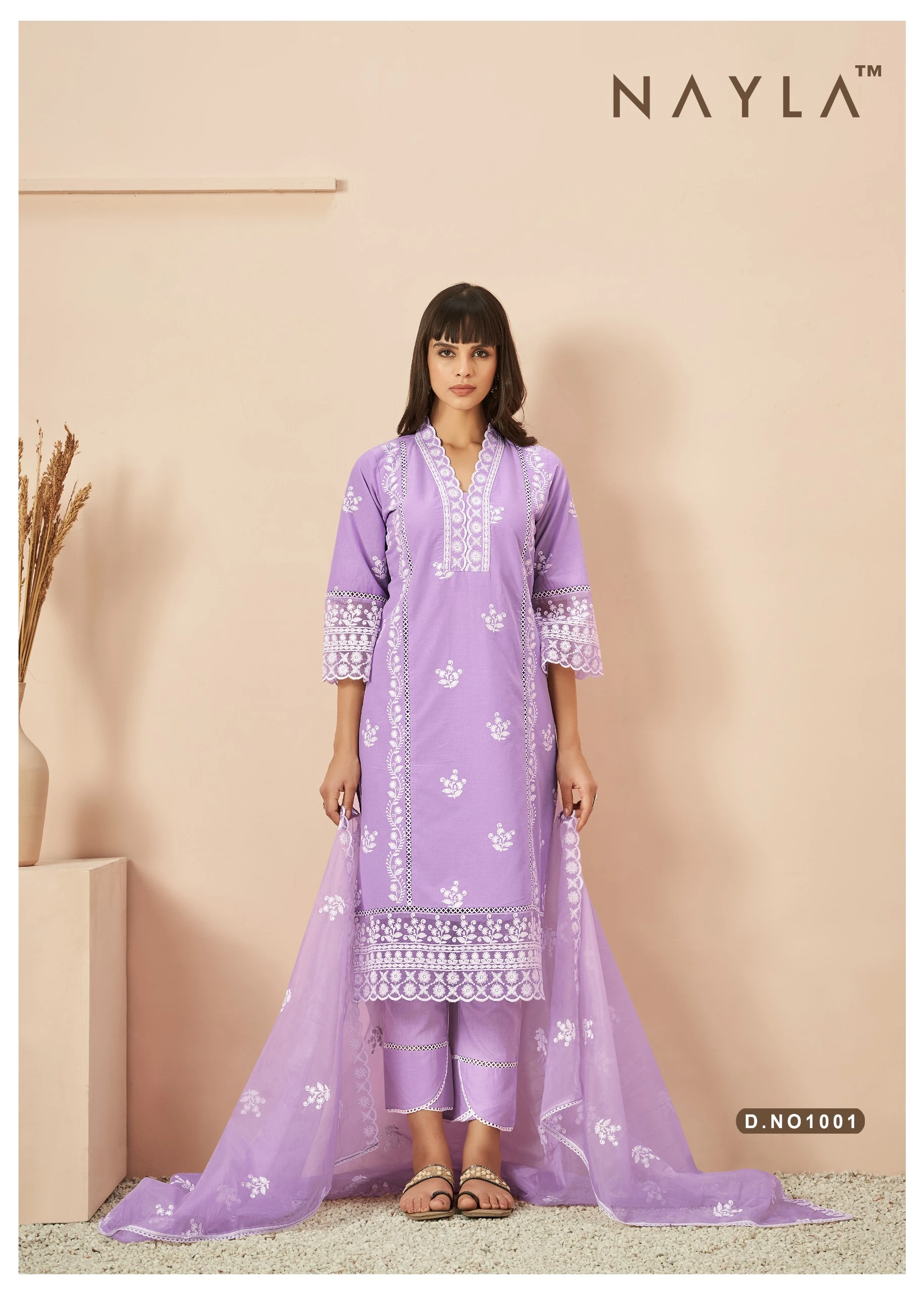 Nayla Nazakat Pure Cotton Wholesale Readymade Salwar Suit Catalog — Wholesale Readymade Suit, MPA wholesale from Surat — view 2